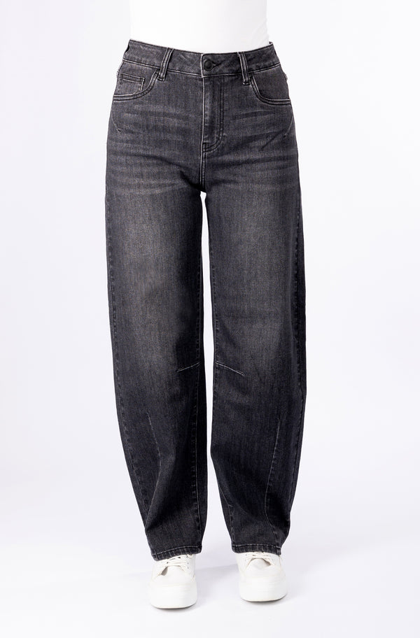 Blue Monkey - Black Denim/Barrel Fit - 57Ilvy 31065Y