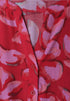 Street One Midi-Kleid mit Split Neck und Print