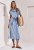 Street One Chambray Shirt Dress_Dessin 144972