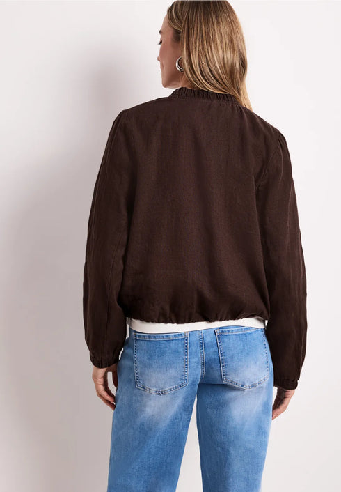 Street One Linen Bomber Blouson Jacket