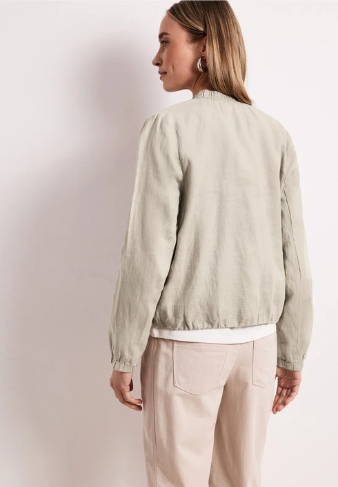 Street One Linen Bomber Blouson Jacket