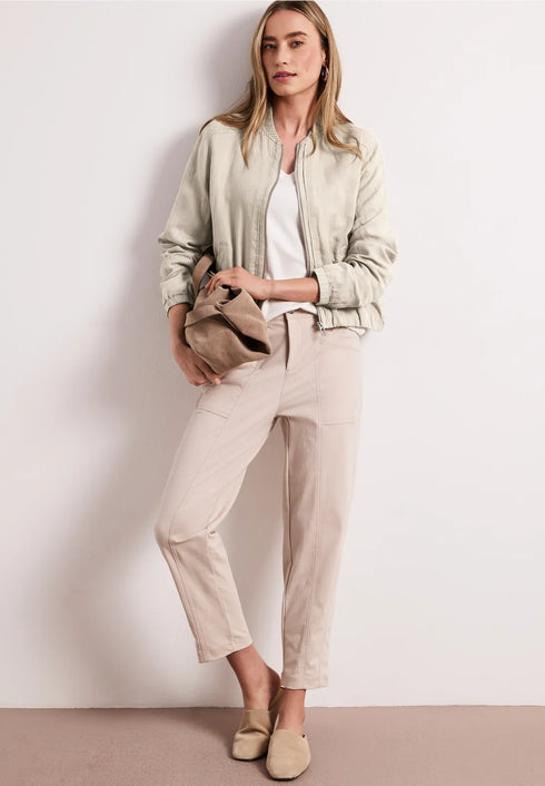 Street One Linen Bomber Blouson Jacket