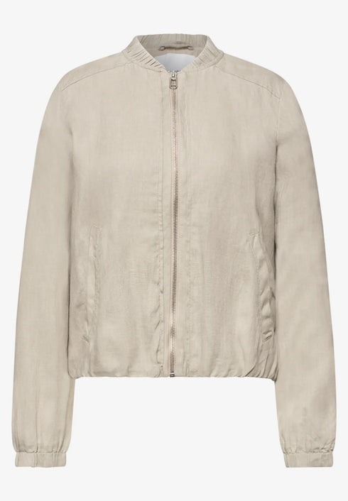 Street One Linen Bomber Blouson Jacket