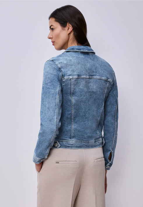 Street One Jeansjacke mit Brusttaschen und Knöpfen