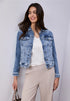 Street One Jeansjacke mit Brusttaschen und Knöpfen