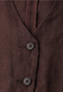 Street One Weste mit V-Neck und Knöpfen aus Leinen