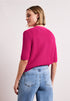 Street One Kurzarm Cardigan mit V-Neck und Struktur