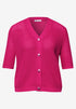 Street One Kurzarm Cardigan mit V-Neck und Struktur