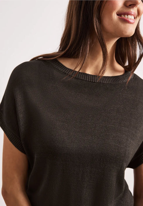 Street One Pullover mit U-Boot-Ausschnitt
