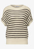Street One sleeveless Pullover mit Boatneck und Streifen