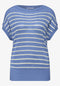 Street One sleeveless Pullover mit Boatneck und Streifen