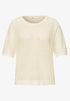 Street One Kurzarm Pullover mit Mesh-Struktur