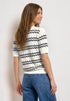 Street One - Bi-Colored Zig-Zag Sweater - 303965