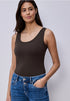 Street One Basic Top mit Rundhals in Unifarbe Style Anni