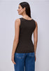 Street One Basic Top mit Rundhals in Unifarbe Style Anni