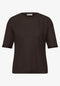 Street One T-Shirt mit Rundhals im Strick-Look