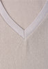 Street One T-Shirt im Strick-Look mit V-Neck