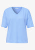 Street One T-Shirt im Strick-Look mit V-Neck