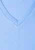 Street One T-Shirt im Strick-Look mit V-Neck