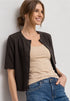 Street One Kurzarm Jacke im Strick-Look
