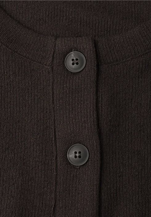 Street One Kurzarm Jacke im Strick-Look