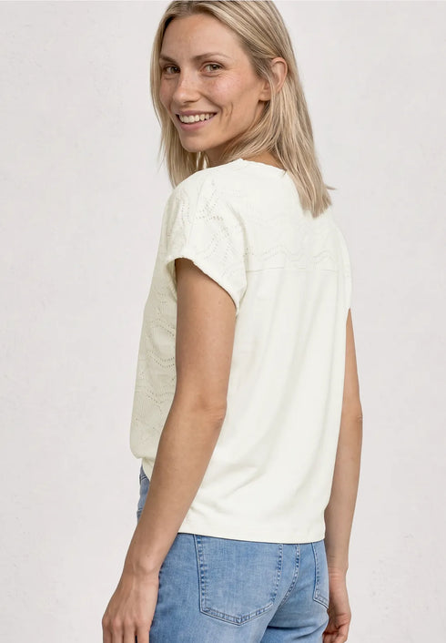 Street One Dropped Shoulder Shirt mit Strukturmix