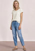 Street One Dropped Shoulder Shirt mit Strukturmix