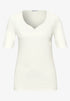 Street One Basic T-Shirt mit Herzausschnitt Style Ada 324775