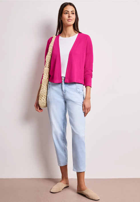 Street One Langarm Jacke im Strick-Look Style Nette