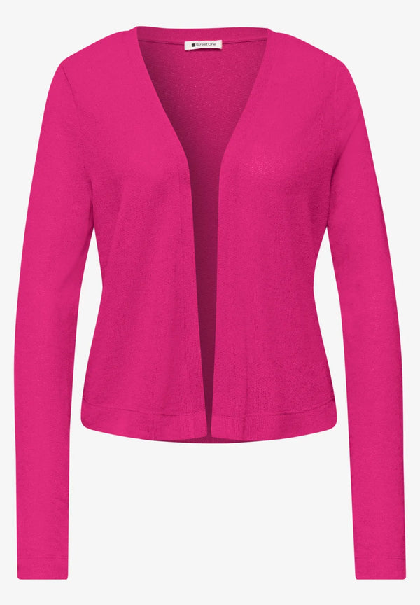 Street One Langarm Jacke im Strick-Look Style Nette