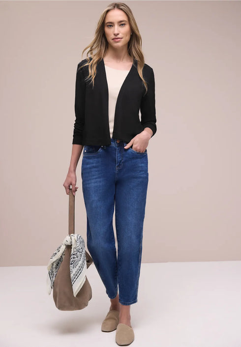 Street One Langarm Jacke im Strick-Look Style Nette