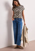 Street One dropped Shoulder Shirt Leo-Muster
