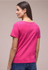 Street One Basic T-Shirt mit Rundhals und Print