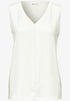 Street One Top mit V-Neck und Crochet-Tape
