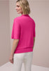 Street One Dropped Shoulder Poloshirt mit Elastikbund