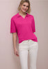 Street One Dropped Shoulder Poloshirt mit Elastikbund