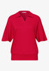 Street One Dropped Shoulder Poloshirt mit Elastikbund