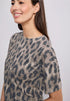 Street One Shirt im Ausbrenner-Look mit Leo Print
