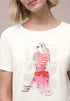 Street One T-Shirt mit Rundhals und Print 325310