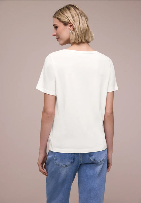 Street One T-Shirt mit Rundhals und Print 325310