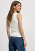 Street One Top in Rippstruktur mit V-Neck 325400