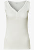 Street One Top in Rippstruktur mit V-Neck 325400