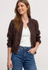 Street One Top in Rippstruktur mit V-Neck 325400