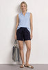 Street One Top in Rippstruktur mit Polokragen 325402