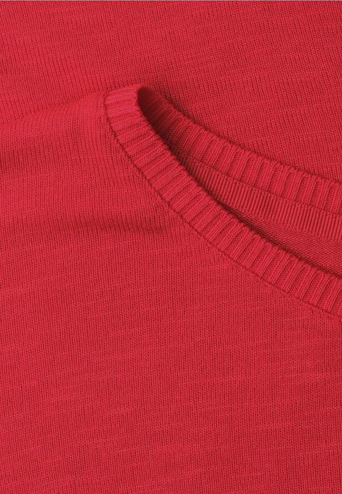Street One Dropped Shoulder Shirt mit Rundhals 325406