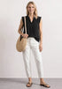 Street One LTD QR matmix volant top w.cro 325434
