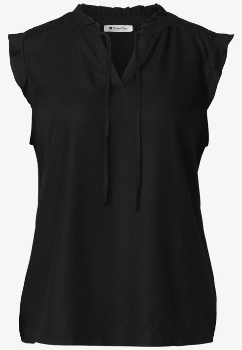Street One LTD QR matmix volant top w.cro 325434