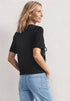 Street One short knit look jacket w.string 325455