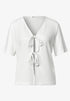 Street One short knit look jacket w.string 325455