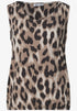 Street One Top mit V-Neck und Elastiksaum 325459